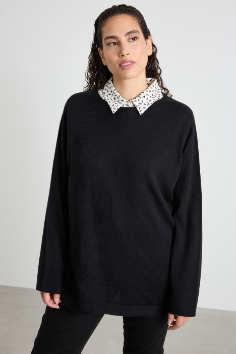 Wool yarn sweater Intrend