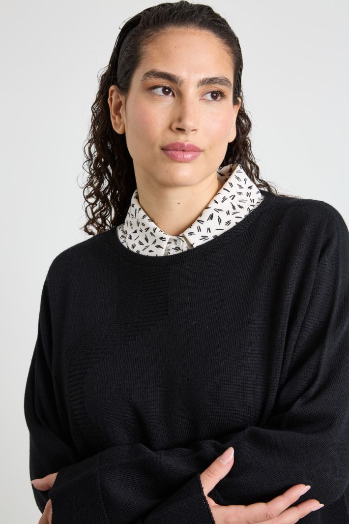 Wool yarn sweater Intrend - 4