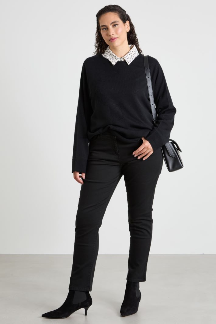 Wool yarn sweater Intrend - 3