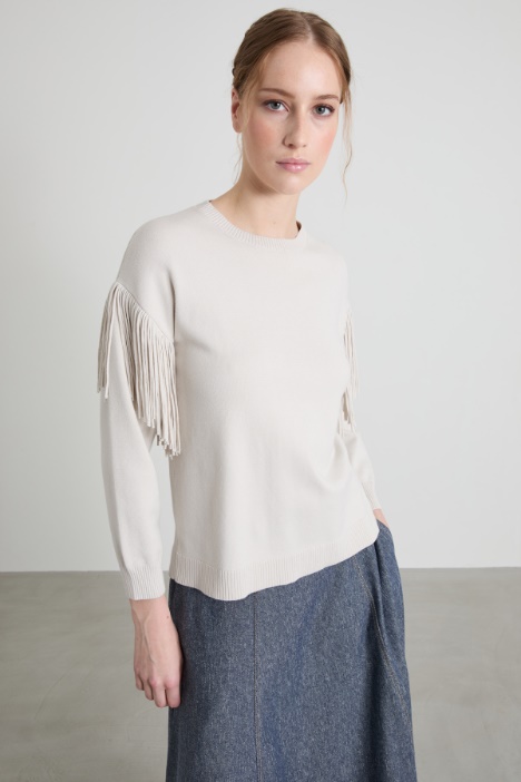 Maglia con frange Intrend