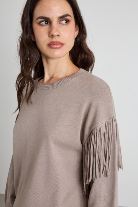 Maglia con frange