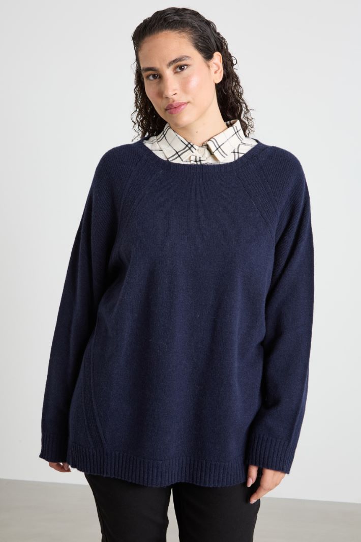 Viscose and wool sweater Intrend