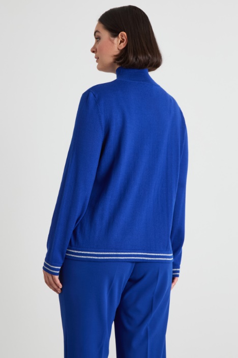 Dolcevita in lana e lamé