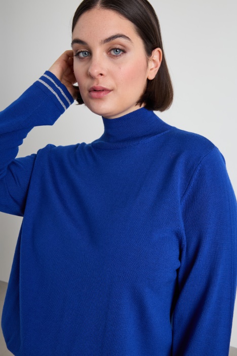 Dolcevita in lana e lamé