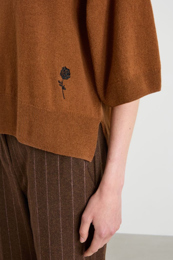 Maglia in lana con ricamo Intrend - 4