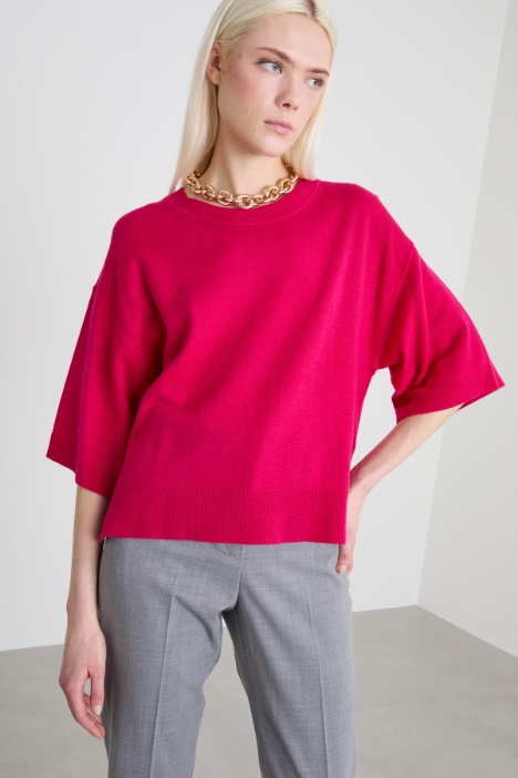 Maglia in lana con ricamo Intrend