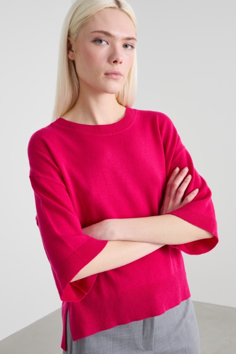 Maglia in lana con ricamo