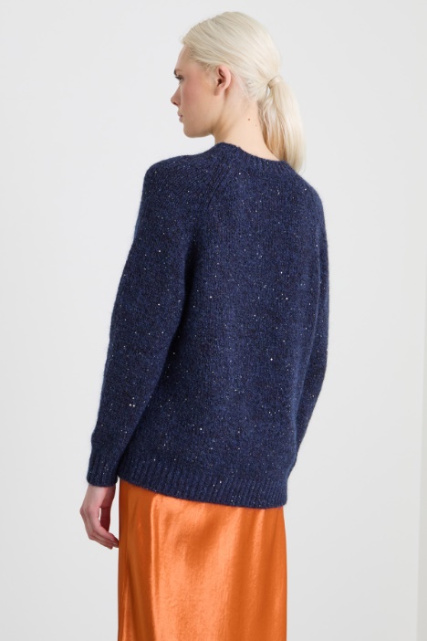 Maglia con paillettes