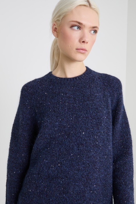 Maglia con paillettes