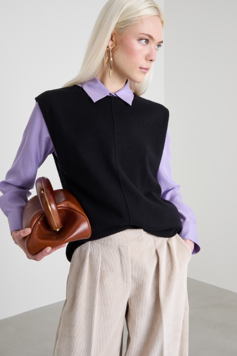 Pure wool gilet Intrend