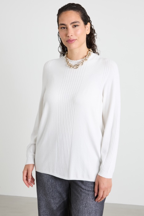 Maglia con dettagli a coste Intrend