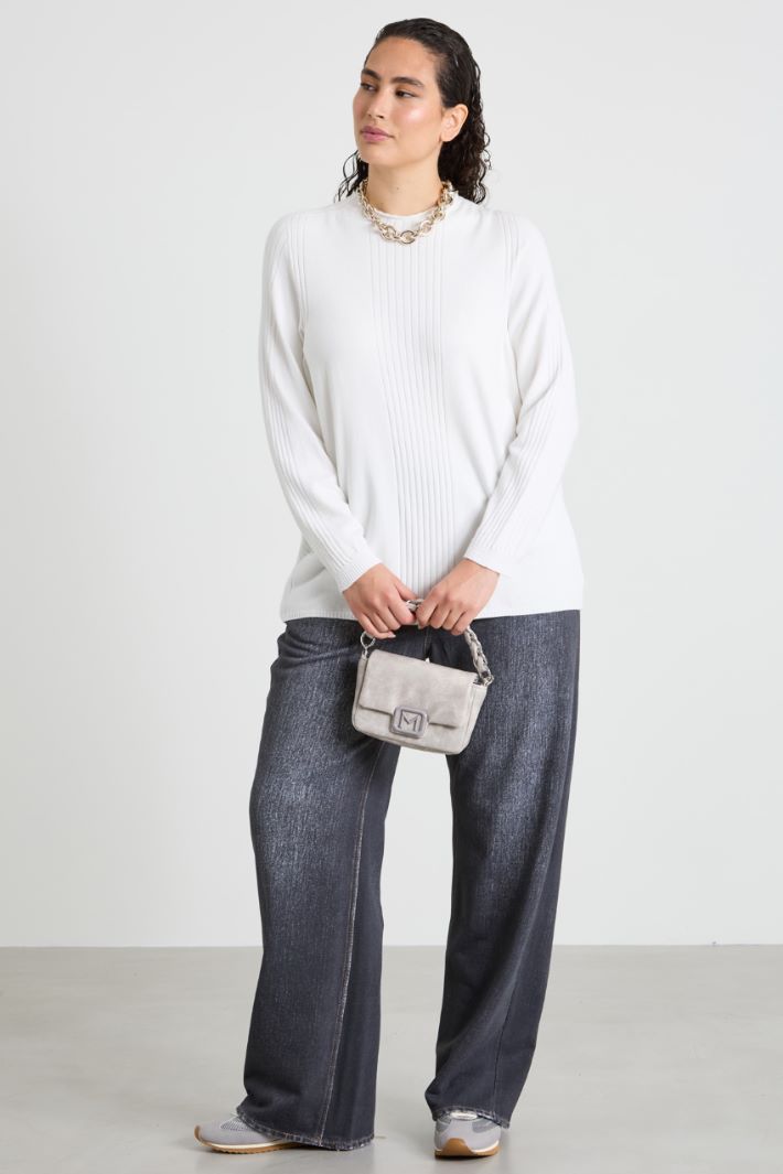 Maglia con dettagli a coste Intrend - 3