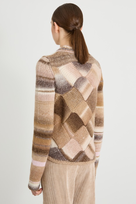 Maglia a fantasia in lana