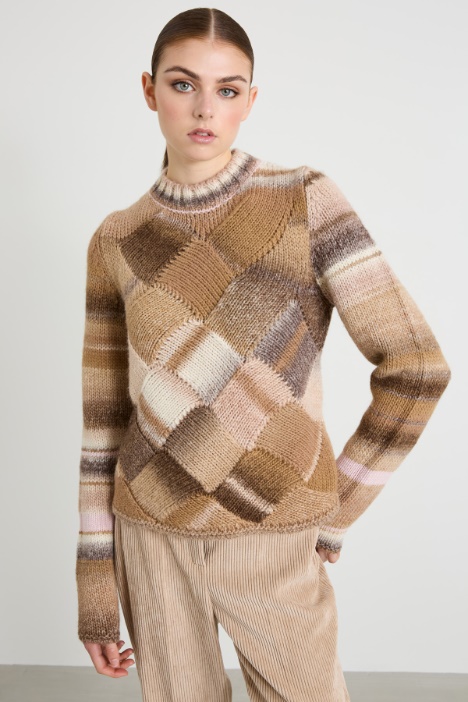 Patterned wool sweater Intrend