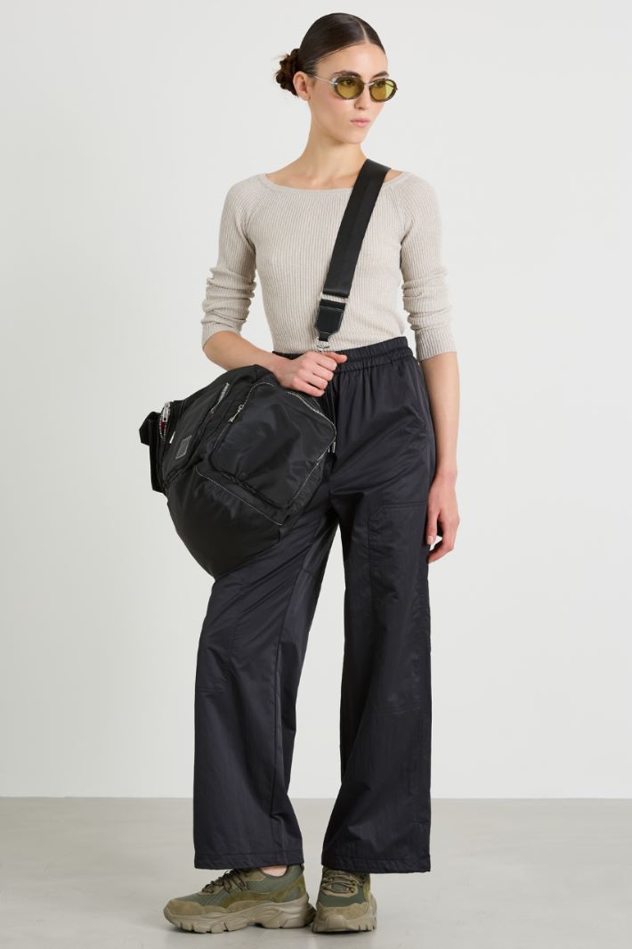 Jersey lurex de canalé