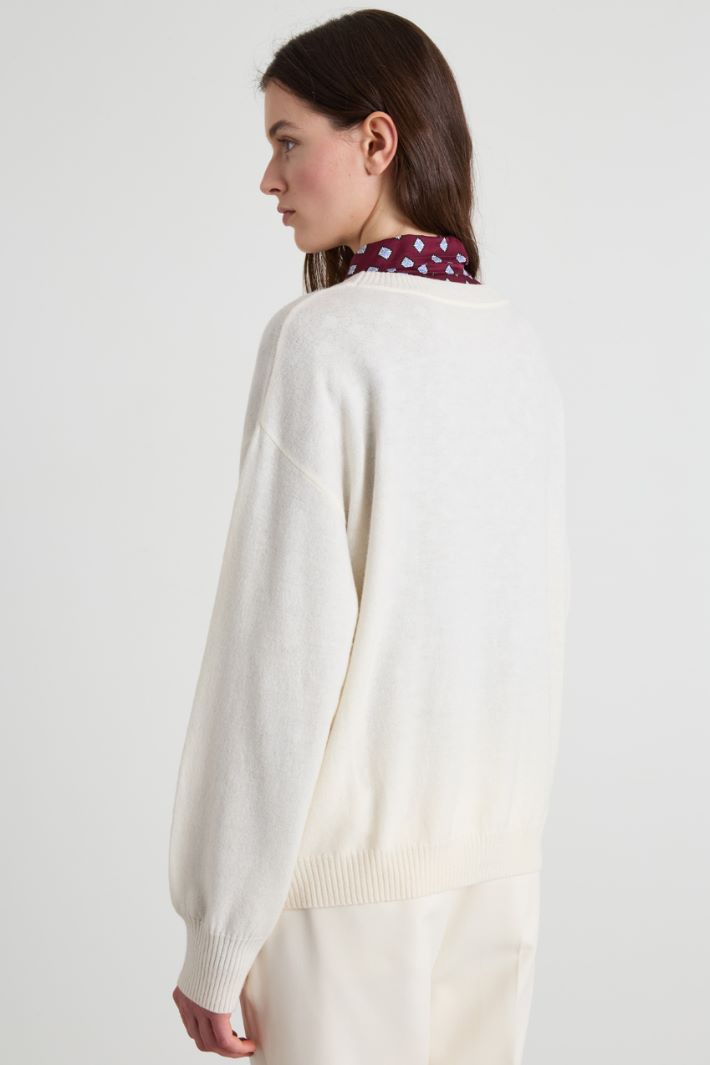 Loose-fit wool sweater Intrend - 2