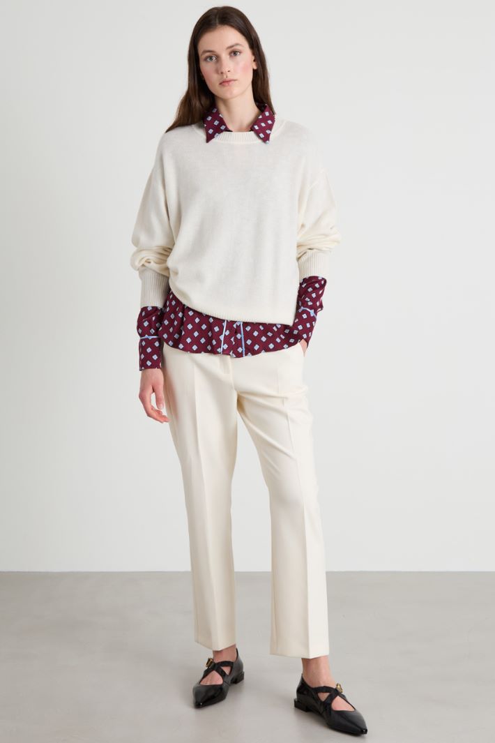 Loose-fit wool sweater Intrend - 3