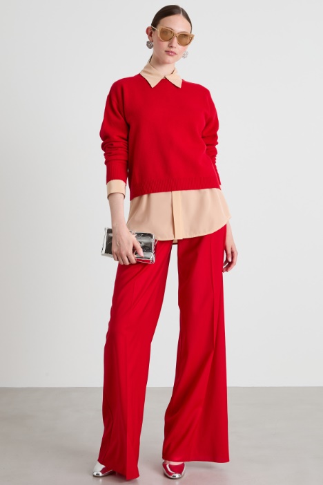Loose-fit wool sweater Intrend