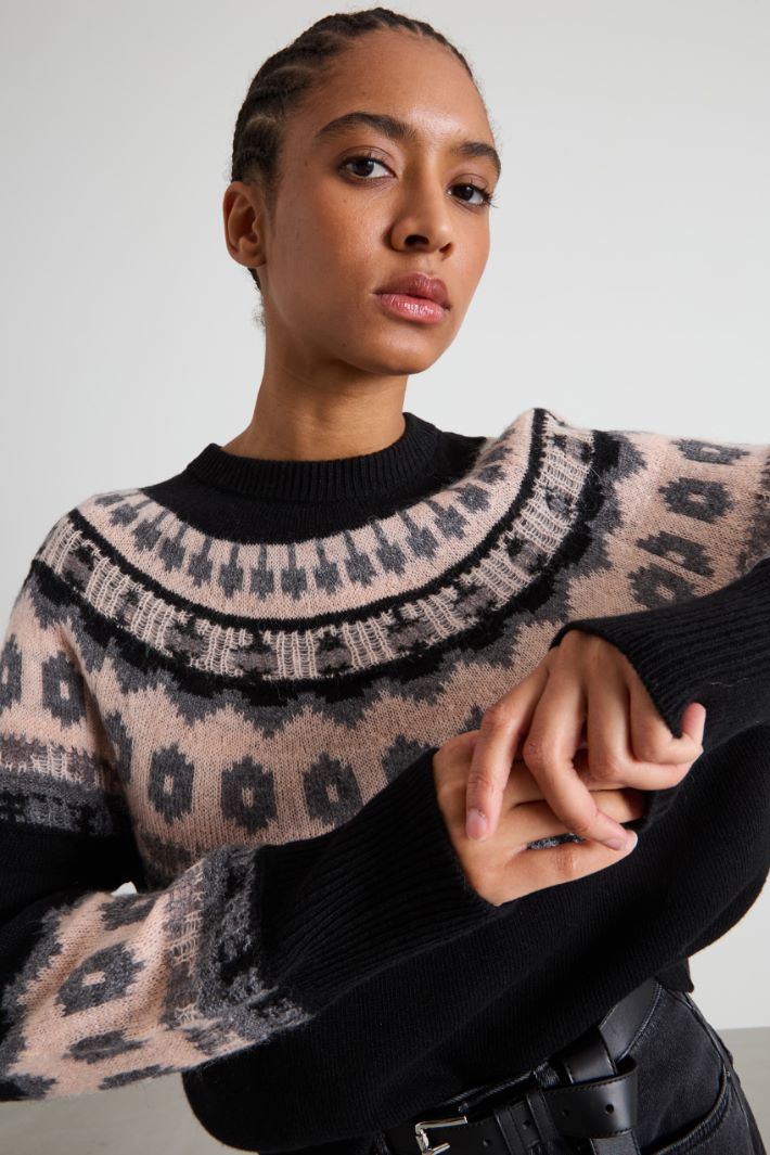 Maglia jacquard Intrend - 4
