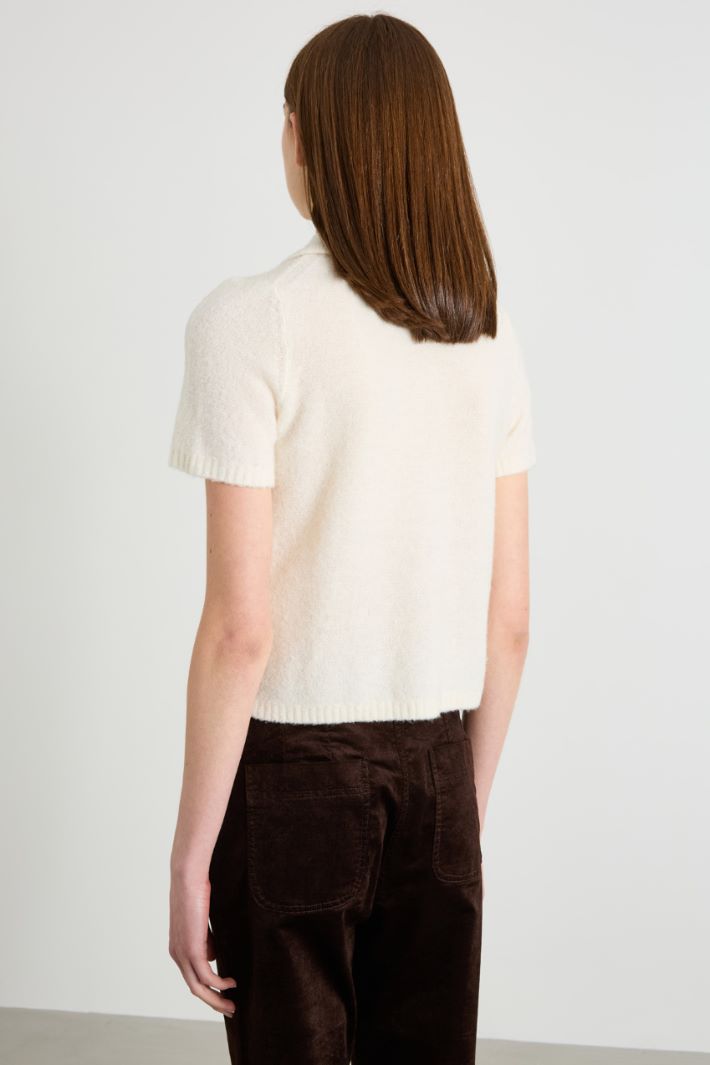 Polo-style crop sweater Intrend - 2
