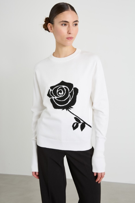 Inlaid sweater Intrend