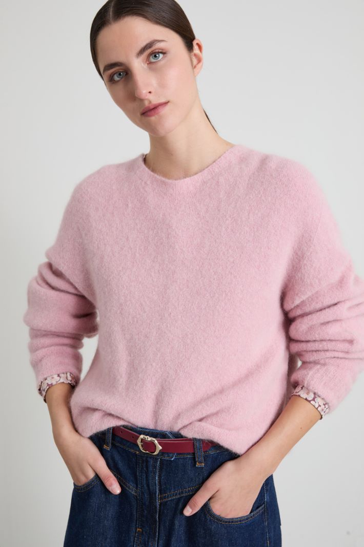 Loose-fit alpaca-blend sweater Intrend