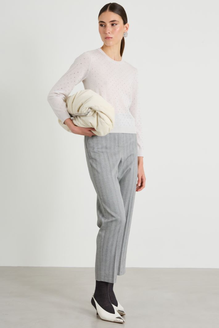 Rhinestone sweater Intrend