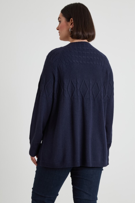 Maglia in viscosa e lana