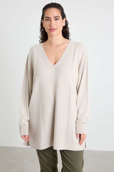 Maglia con scollo a V Intrend