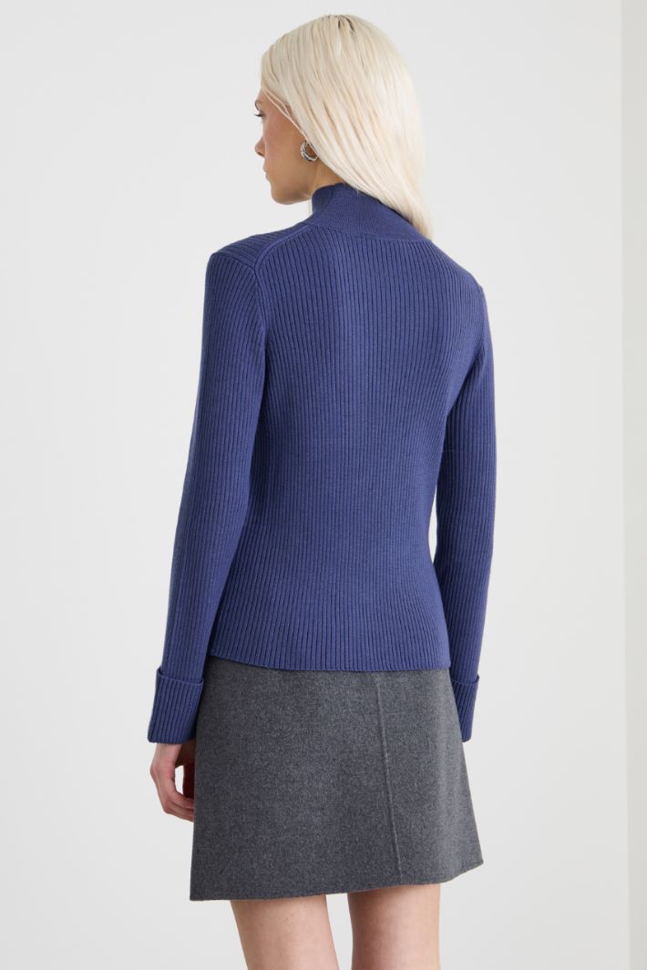 Maglia a coste aderente Intrend - 2