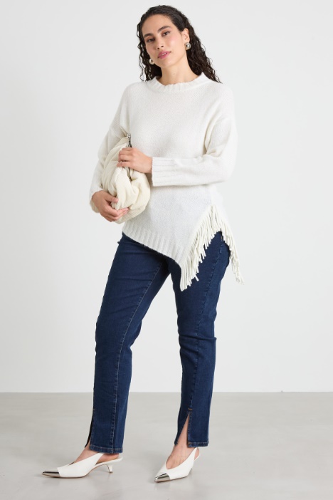 Maglia con frange al fondo Intrend