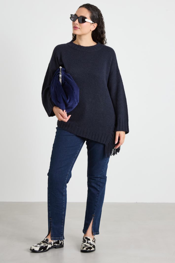 Maglia con frange al fondo Intrend - 3
