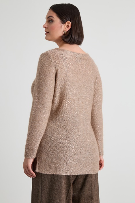 Maglia con piallettes