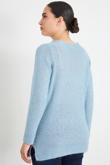 Maglia con piallettes