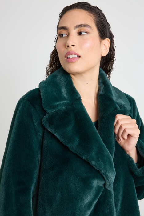 Cappotto similpelliccia