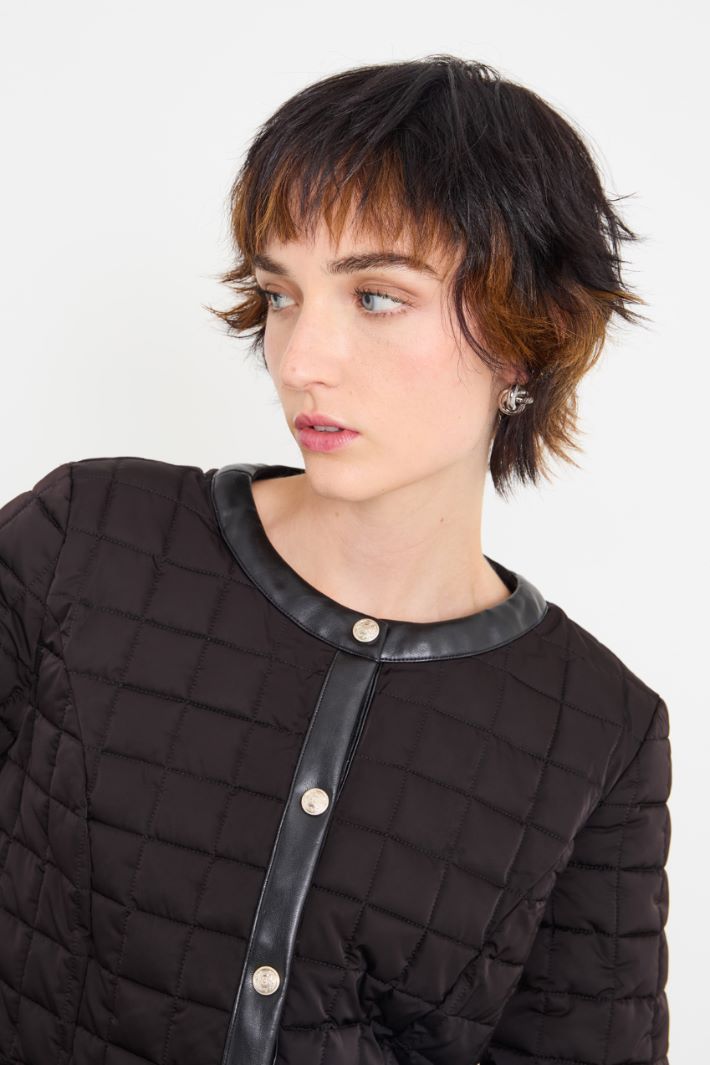 Quilted and padded jacket Intrend - 4