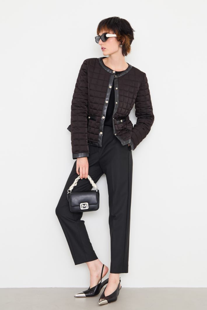 Quilted and padded jacket Intrend