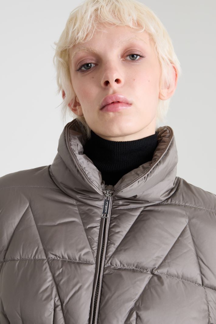 Satin down jacket Intrend - 4