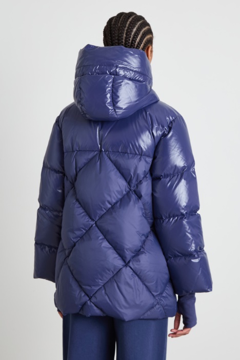 Chaqueta de plumas con puños maxi