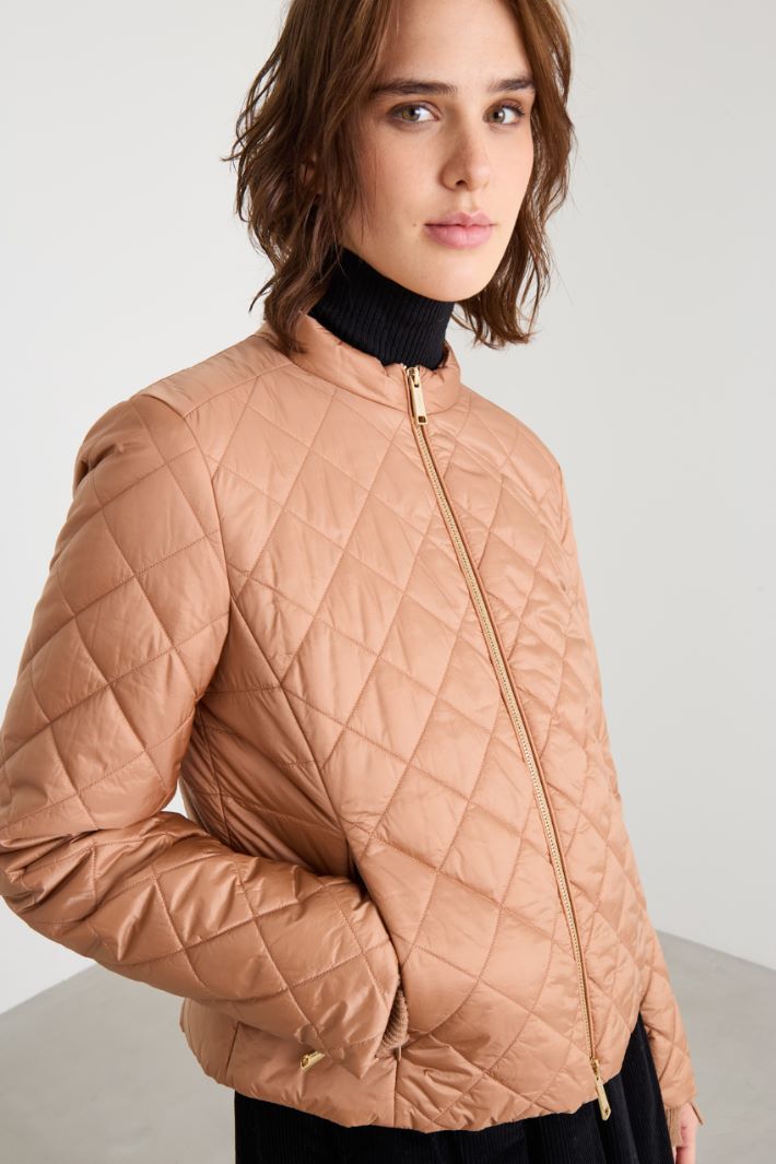 Diamond-pattern padded jacket Intrend - 3