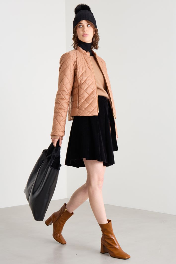 Diamond-pattern padded jacket Intrend