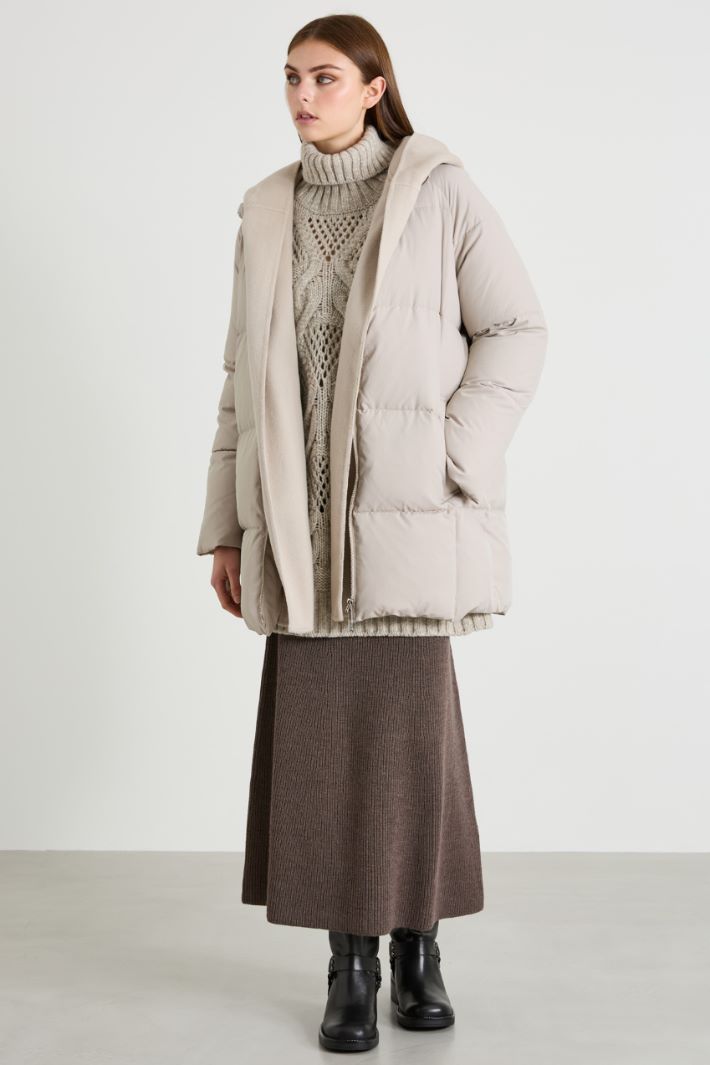 Hooded down jacket Intrend