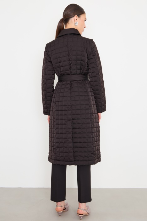 Padded coat with belt Intrend - 2