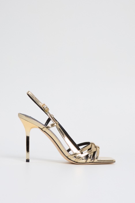Mirrored strap sandals Intrend