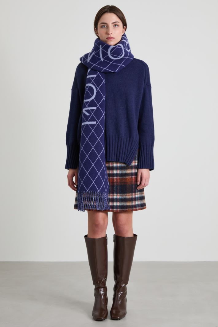 Jacquard scarf Intrend - 2
