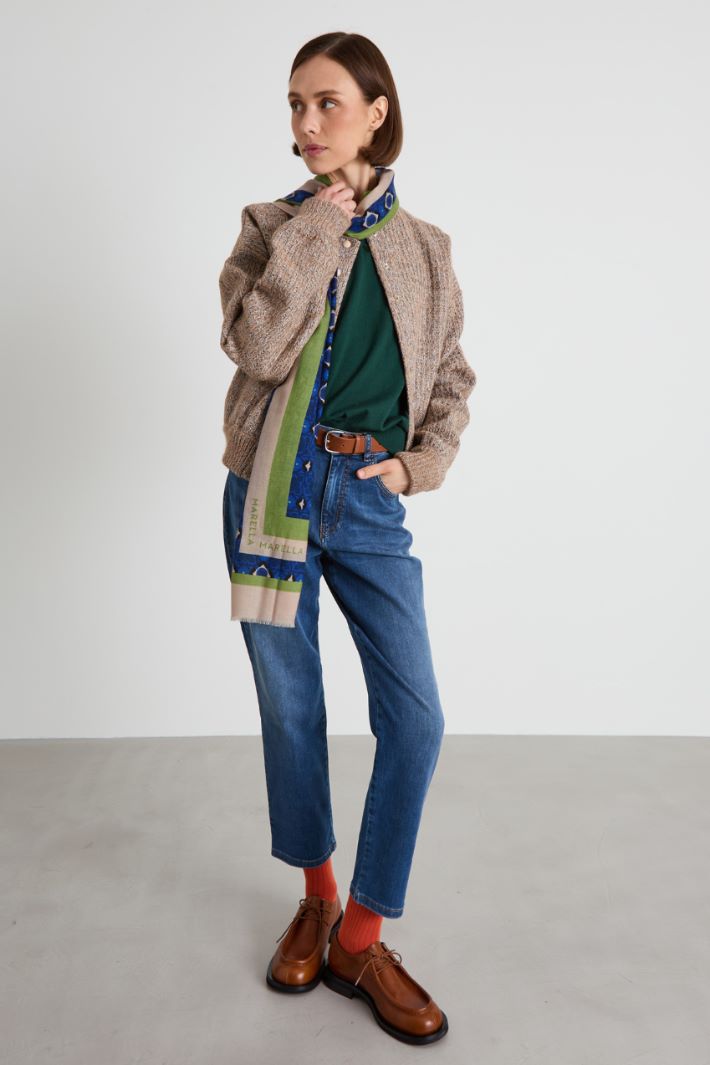 Patterned stole Intrend