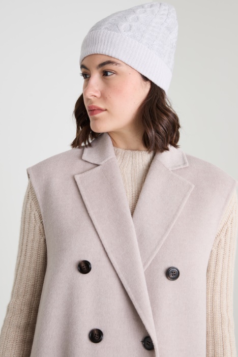 Cuffia a trecce lamè