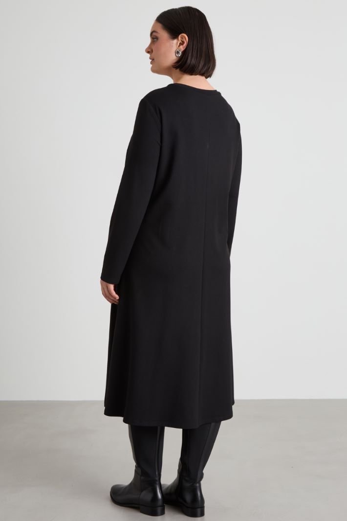 Flared jersey dress Intrend - 3
