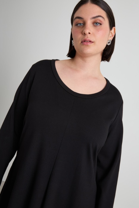 Abito svasato in jersey