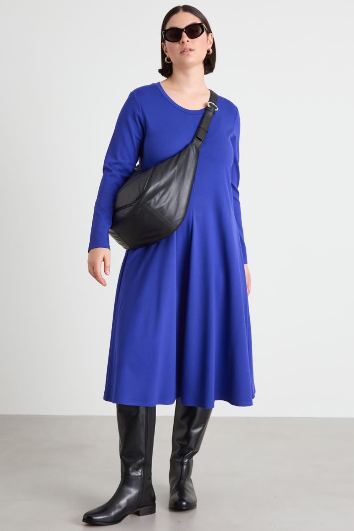 Flared jersey dress Intrend